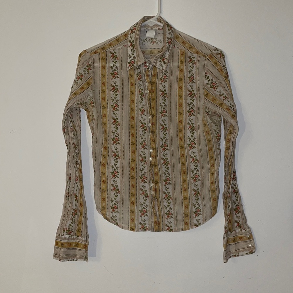 Vintage Y2K Weather Vane Button Down